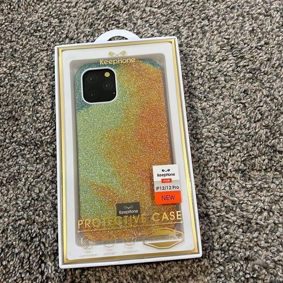 Keephone IPhone 12/12 Pro Golden Shimmer Case - Picture 1 of 5